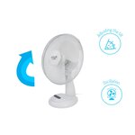 Ventilateur de table AD 7304 Puissant 45W Diamètre 40 cm blanc ADLER EUROPE