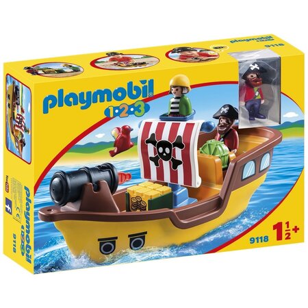 PLAYMOBIL 9118 1.2.3 - Bateau De Pirates