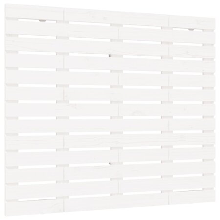 vidaXL Tête de lit murale Blanc 141x3x91 5 cm Bois massif de pin
