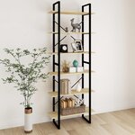 vidaXL Armoire haute 80x30x210 cm Bois de pin solide