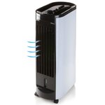 DOMO Refroidisseur d'air 67 cm 70 W Noir et blanc