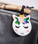 Étiquette pour bagage  - licorne kawaï