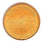Mini médaille monnaie de paris 2009 - château de chenonceau