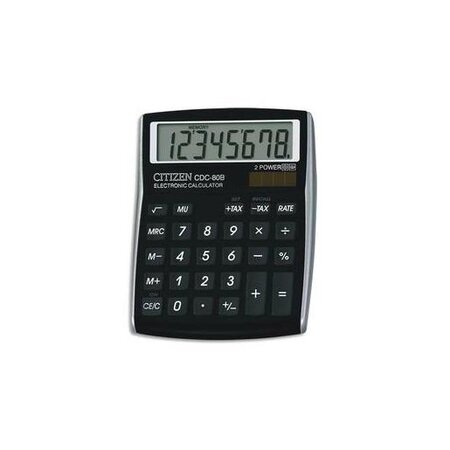 Calculatrice de bureau CDC80 Noir CITIZEN