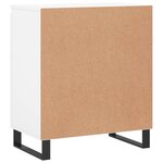 vidaXL Buffet Blanc 60x35x70 cm Bois d'ingénierie