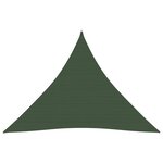 vidaXL Voile d'ombrage 160 g/m² Vert foncé 3 6x3 6x3 6 m PEHD