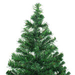vidaXL Arbre de Noël artificiel pré-éclairé/boules 210 cm 910 branches