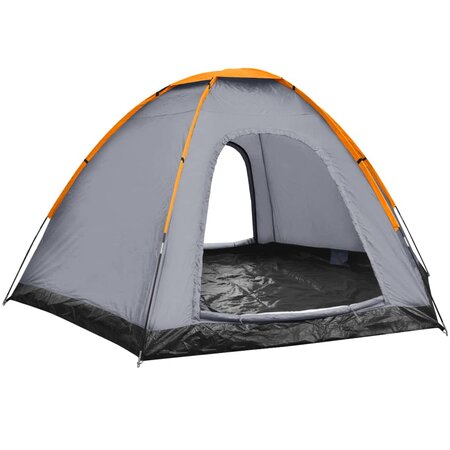 vidaXL Tente pour 6 personnes Gris