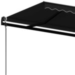 vidaXL Auvent rétractable automatique 600x350 cm Anthracite