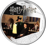 Pièce de monnaie en Argent 5 Dollars g 31.1 (1 oz) Millésime 2021 Harry Potter Samoa 2021 SORTING HAT