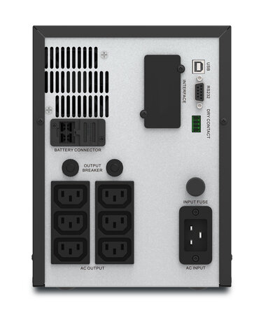Apc easy ups smv interactivité de ligne 3 kva 2100 w 6 sortie(s) ca