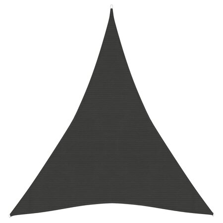 vidaXL Voile d'ombrage 160 g/m² Anthracite 4x5x5 m PEHD
