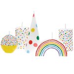 6 peintures pour bougie 30 ml Arc-en-ciel