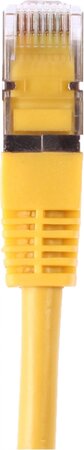 Câble/Cordon réseau RJ45 Catégorie 6A SSTP (S/FTP) Droit 3m (Jaune)