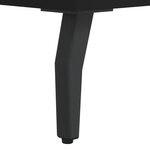 vidaXL Buffet haut Noir 34 5x34x180 cm Bois d'ingénierie