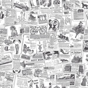 Homestyle Papier peint Papers Noir et blanc