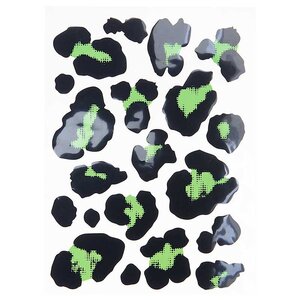Ecussons thermocollants à repasser - Acid leo vert