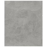 vidaXL Ensemble de meubles de salle de bain Gris béton Aggloméré