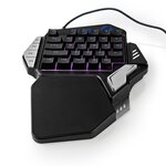 Clavier de Jeu à une Seule Main | Éclairage RVB | 33 touches programmables