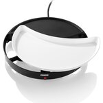 Princess gril de table pour 2 personnes dinner4all 500 w blanc et noir