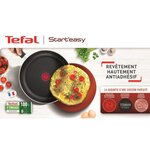 TEFAL C2679002 START'EASY Set 6 pieces revetement anti-adhésif, compatible tous feux dont induction