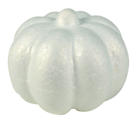 Citrouille en polystytrène 8x6 5 cm