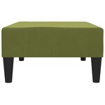 vidaXL Repose-pied Vert clair 78x56x32 cm Velours