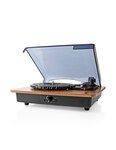 Platine vinyle 9 W Bluetooth avec couvercle anti-poussière - Nedis