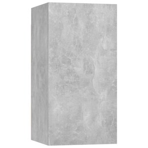 vidaXL Meuble TV Gris béton 30 5x30x60 cm Aggloméré