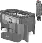 Lit Bébé  Stefi Plus Gris White