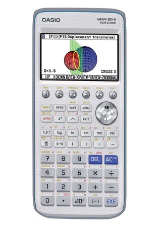 Casio casio graph 90+e (mode examen) - calculatrice graphique avec mode examen pour lycée et études supérieures