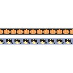 2 Masking tape Halloween 5 m x 15 mm - Citrouille et Chat noir