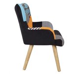Fauteuil enfant patchwork helsinki