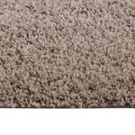 vidaXL Tapis shaggy à poils longs Beige 120x170 cm
