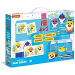 Clementoni - 18099 - Edukit 4 en 1 - Baby Shark