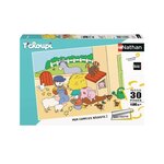 T'choupi puzzle 30 pieces - t'choupi a la ferme - nathan - puzzle enfant + poster - des 4 ans