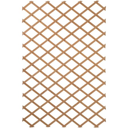 Nature Treillis de jardin 100 x 300 cm Bois Marron