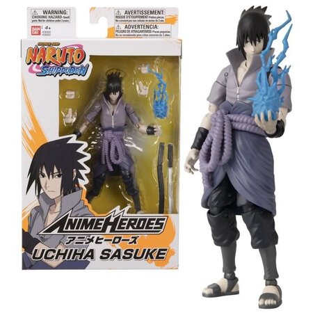 Anime heroes - naruto shippuden - figurine anime heroes 17 cm - sasuke uchiwa