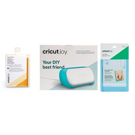 Machine de découpe Cricut Joy + 12 cartes et enveloppes holographiques + tapis