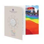 Pièce de monnaie 50 Pence Royaume-Uni Marche des Fiertés 2022 BU