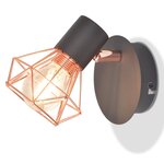 vidaXL Lampe murale avec 2 ampoules LED à incandescence 2 Pièces 8 W