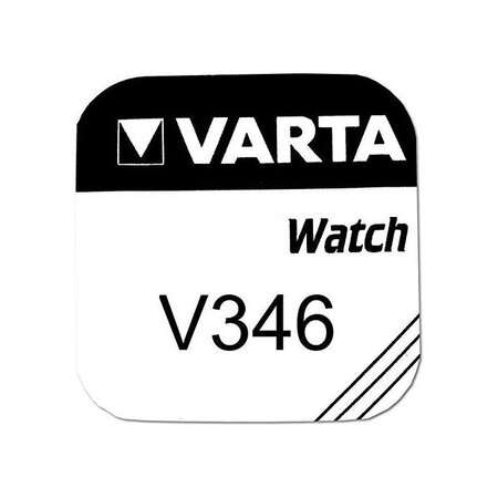 Pile oxyde argent pour montres v346 sr712sw 1 55 volt x 10 varta