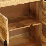 vidaXL Buffet Bois de manguier massif 150 x 40 x 80 cm