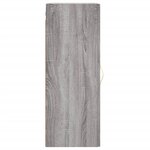 vidaXL Armoire murale sonoma gris 34 5x34x90 cm