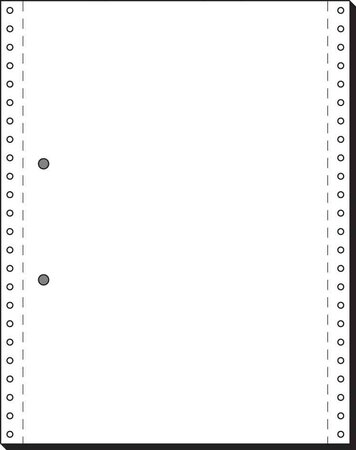 Papier pr ordi., sans fin, 240 x 30,48 cm (12'), A4 SIGEL