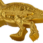 Pièce de monnaie en Argent 15000 Francs g 93.3 (3 oz) Millésime 2022 Jurassic Tyrannosaurus Rex TYRANNOSAURUS DISSECTED T REX