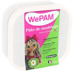 Porcelaine froide à modeler WePam 145 g Blanc nacré
