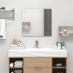 vidaXL Miroir mural 80x60 cm Verre