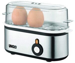 Cuiseur À Oeufs Unold Mini Acier Inoxydable Noir UNOLD