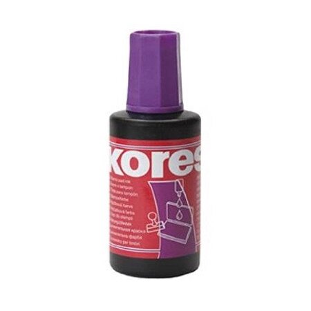 Flacon encre à tampon 27 ml Violet KORES